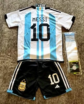 24' Messi #10 Home Uniform Size Large Youth • $39.99