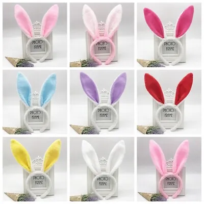 Easter Bunny Ears Headband Night Party Adult Kids Rabbit Ears Decorations 2023 • £3.28