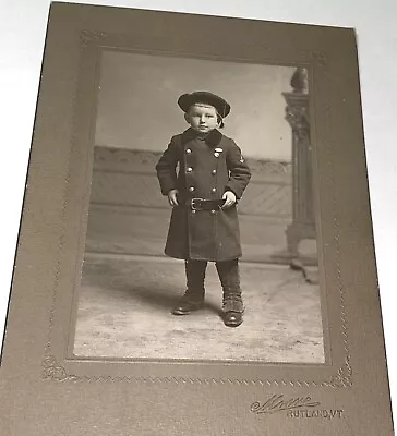 Rare Antique ID'd American Boy Trueman McNulty! Vermont Cabinet Photo! WWI Vet! • $24.99