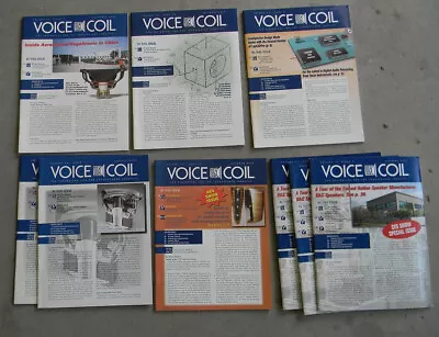 Voice Coil Magazine Lot 9 From Pub. Of AudioXpress Audio Amateur Glass Audio • $12