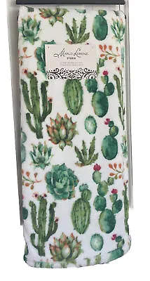 Marlo Lorenz Cactus Succulent Decorative Throw Blanket Ultra Plush 50 X 60 🌵 • $49