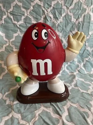 Original Red M&M'S-RARE M&M RED PEANUT MAN CANDY DISPENSER 1992 • $19.95