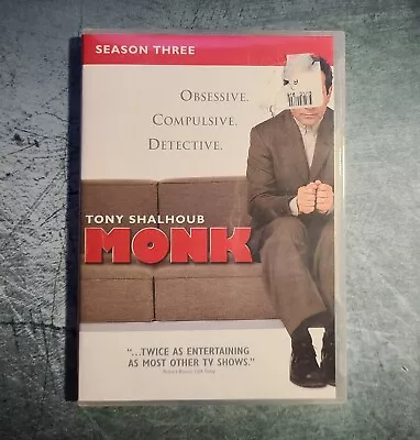 Monk - Season 3 (DVD 2005 4-Disc Set) • $3.50
