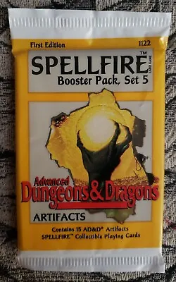 1st Edition Spellfire Master The Magic Booster Pack Set 5 Advanced DnD Artifacts • $24.95