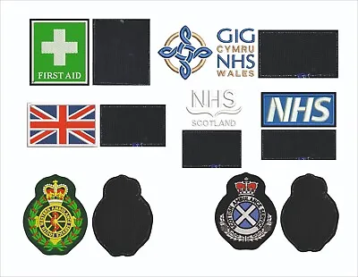 Health Services - Nylon Fastening Embroidered Patches • £9.99