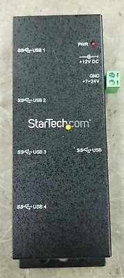 StarTech Rugged 4 Port Industrial USB 3.0 Hub Rack Mountable ST4300USBM • $16.64