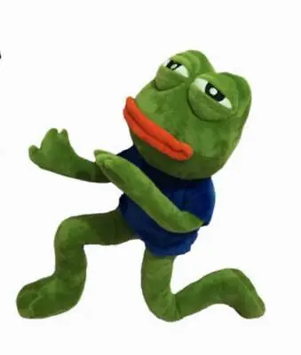 45CM Magic Expression Pepe The Frog Sad Frog Collection Plush Stuffed Toy Gift • $29.98