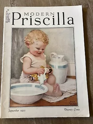 1925 September Modern Priscilla Magazine Annie Benson Müller Cover • $12.99