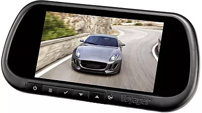 Voyager VOM74MM 7  Rearview Mirror Monitor W/ 3 Inputs For Rear And Side Cameras • $189