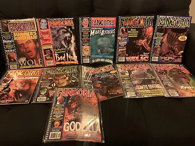 Vintage Lot Of Vol 1: 11 FANGORIA Magazines Must Haves • $150