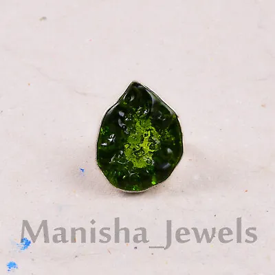 Moldavite Gemstone 925Sterling Silver Ring Valentine Day Jewelry All Size SP-363 • $14.14