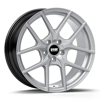 (1) 19  VMR Wheels V803 19x9.5 Et25 +25 Offset 5x120 72.6mm Bore | Hyper Silver • $199.99