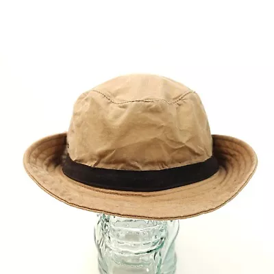 Vintage L.L. Bean Mens Boonie Hat Size XL Tan Stretch Brim Canvas  • $18.75
