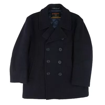 MCGREGOR - Men's Vintage Black Pea Coat (Approx. US L) • $59.99