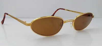 Vintage American Optical Tempest Gold Oval Metal Sunglasses USA FRAMES ONLY • $63.94