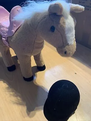 Baby Born Horse Zapf Doll Creation Pony Brown Creations Unicorn Ride Hat Girl • £12