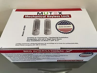 MUTEX MX920 Mechanical DUAL Keypad 14 Digit Keyless Entry Door Or Gate Security • $45