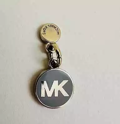 Authentic MICHAEL KORS Silver Tone Hardware 0.6” Round MK Zipper Pull • $10