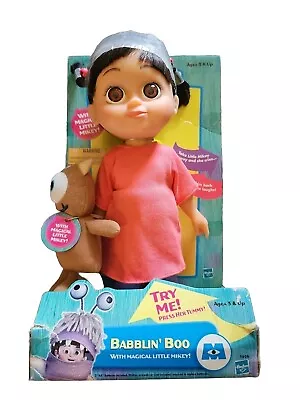 Hasbro Disney Pixar Monsters Inc. Talking Babblin’ Boo Doll W/ Magical Mikey • $89.99