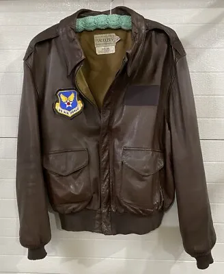 Vintage USAF Colonel’s A-2  Flyers Jacket 48L W/Patches Masters Of The Air • $265