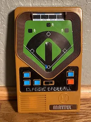 2001 Classic Baseball Mattel Handheld Electric Video Game TESTED • $25