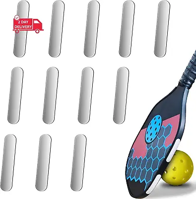 12Pcs Pickleball Lead Tape 3G Pre-Weighted Bars For Perfect Paddle Balance Adh • $14.97