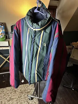Vintage Nautica Expedition Men's Full Zip Puffer Jacket Size Large - Blue Multi • $60