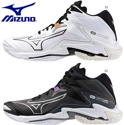 MIZUNO Volleyball Shoes Z8 MID／WAVE  Shoe Width: 2E US5-10 Available In 2 Colors • $150.40