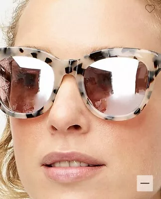 J.CREW~Women’s Cabana Oversized Sunglasses~Crème Tort Pink~NWT~Free Shipping • $45
