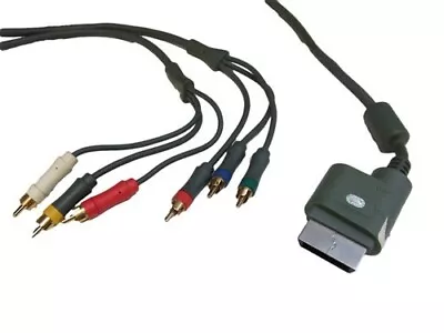 Xbox 360 Elite/Std Component Lead Console HD AV Video Cable Microsoft • £10