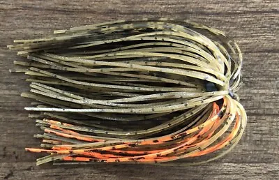 Bass Jig Skirts - Lot Of 10 - Color Mud Bug - Tournament Double Banded • $11.99