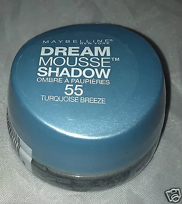 Maybelline Dream Mousse Eye Shadow In * 55 TURQUOISE BREEZE * Brand New Sealed  • $7.95