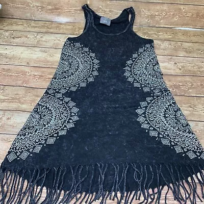 Vocal Dress Womens Small Tank Dress Rhinestone Accent Cowgirl Dance Rodeo • $31.42