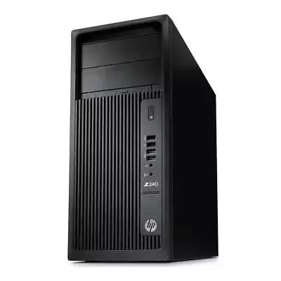 HP Z240 Tower Desktop Gaming PC I7-6700 16GB RAM 512GB SSD 1TB GTX 1050Ti Win 10 • $499