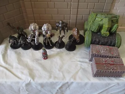28mm Pathfinder Battles & Dungeons & Dragons Miniature Lot Of 32+ Monsters! • $49.99