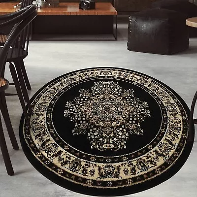 Antep Rugs Oriental 5x5 Traditional Medallion Indoor Round Area Rug Siesta (B... • $111.63