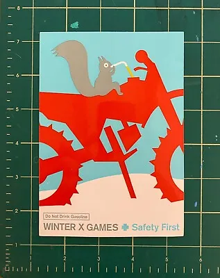 $8.99 • Buy Vintage Winter X Games Moto Cross Sticker Skateboard BMX Bike Freestyle Skate