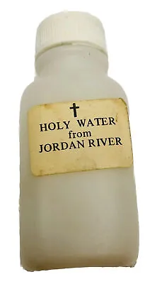 Vintage Holy Water From Jordan River Plastic Bottle Unopened Contents Evaporated • $6.75