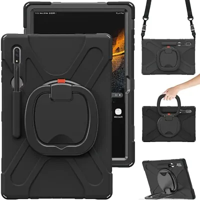 For Samsung Galaxy Tab S9 Ultra S9 Plus S8 Rotating Shockproof Carry Tablet Case • $38.88