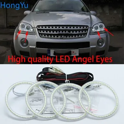 SMD Led Angel Eyes Halo Ring For Mercedes Benz M Class W164 ML350 ML500 2006-07 • $36.99