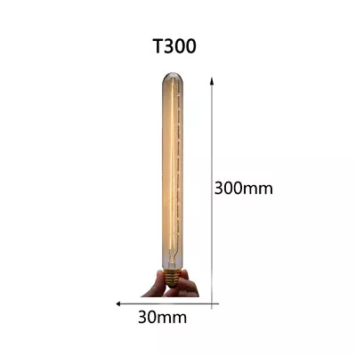 T45 T10 T300 Filament A+ Bulb Light Edison E27 Dimmable Vintage Industrial • $54.29