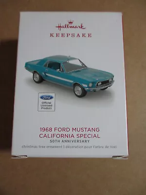 Hallmark Keepsake 1968 Ford Mustang California Special 50th Anniv 2018 Ornament • $78