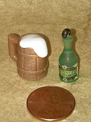 Tiny Plastic Butterbeer Bottle Beer Mug Mini Magic Wizard Witch Potter Hogsmeade • $5.99