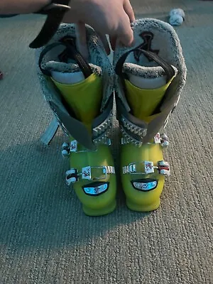 Nordica Supercharger Ignition Yellow Professional Ski Boots 268 MM 220-235 • $47