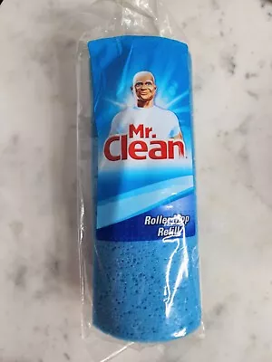 Mr Clean Roller Mop Refill Classic Blue Absorbent Scrubbing Sponge 8.5 Inch New • $7.97