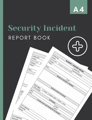 Security Incident Report Book: HSE Complaint Accident & Incident Log Book To All • £9.07