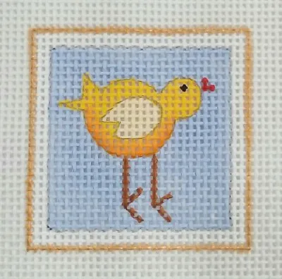 $41.60 • Buy  Melissa Shirley HP Needlepoint BABY CHICK Mini Ornament 587-G 2.25  Square 13m
