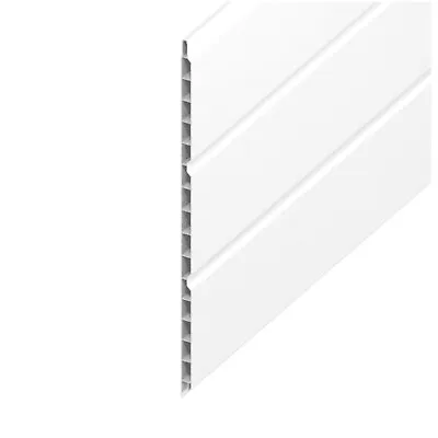 UPVC Hollow Soffit Board White 9mm X 300mm X 5m For Conservatory Insulation • £17.50
