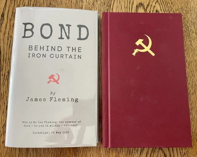 $120 • Buy Bond Behind The Iron Curtain By James Fleming SIGNED 1st HC+DJ+Bookmark Ian 007