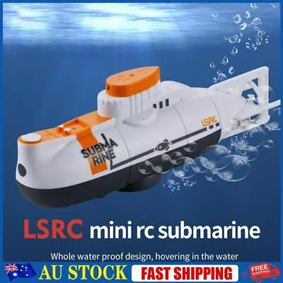 RC Submarine Ship Model 6CH Remote Control Diving Boat Electric Toy (White) • $30.59